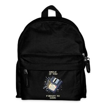 Smile When You Haven't Saved | Fail - Kids' Backpack - black - Front