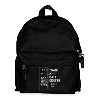 Network Infrastructure Rack and Stack Engineer - Kids' Backpack - black - Front