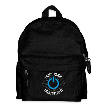 Network Infrastructure Rack and Stack Engineer - Kids' Backpack - black - Front