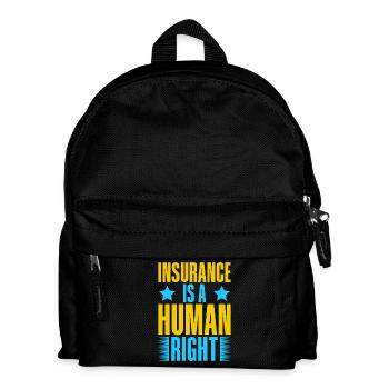 Agent d’assurance Droits de l’homme Courtier drôle d’assurance - Sac à dos Enfant - noir - Devant