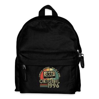 Original 1996 Vintage Vintage Birthday Retro - Kids' Backpack - black - Front