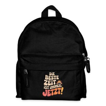 Le meilleur moment est toujours en direct maintenant Carpe Diem - Sac à dos Enfant - noir - Devant