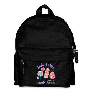 Mode gourmande pour les fans de bonbons - Sac à dos Enfant - noir - Devant