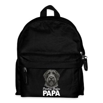 Le père de Griffon Korthal - Sac à dos Enfant - noir - Devant