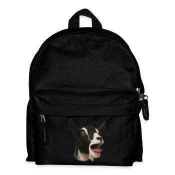 Chèvre Chèvre Élevage Chèvre Fermier Chèvre Noire - Sac à dos Enfant - noir - Devant