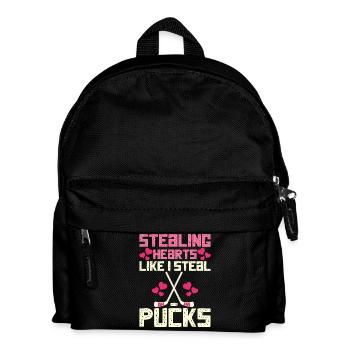 Hockey Hockey sur glace Cadeau pour joueur de hockey sur glace - Sac à dos Enfant - noir - Devant