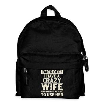Ehefrau Ehemann Partner - Kinder Rucksack - Schwarz - Vorne