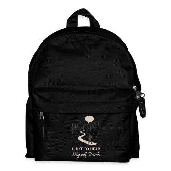 Solo Camping Introverted Camper Quiet - Kids' Backpack - black - Front
