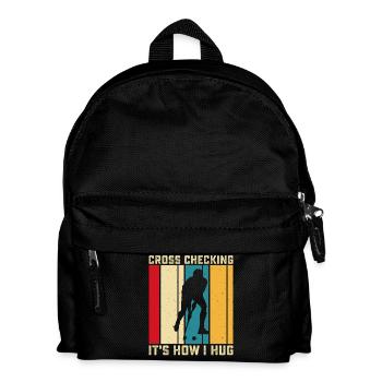 Hockey Hockey sur glace Cadeau pour joueur de hockey sur glace - Sac à dos Enfant - noir - Devant