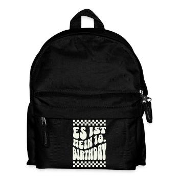 It's My 18th Birthday Retro Design - Kids' Backpack - black - Front