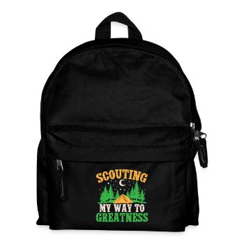 Girl Scout Leader My Way To Greatness Scout - Kinder Rucksack - Schwarz - Vorne
