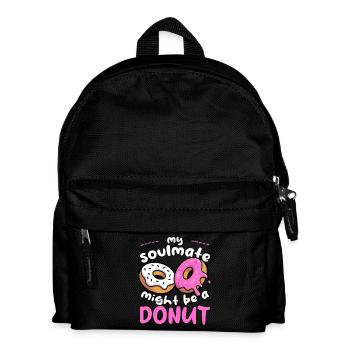 My Soulmate Donut - Kids' Backpack - black - Front