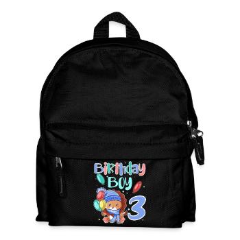 3ème anniversaire Leo - Sac à dos Enfant - noir - Devant