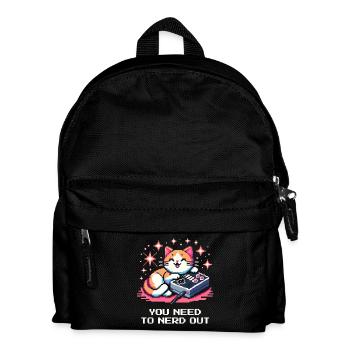 Vous avez besoin de paniquer | Nerd, Chat, Arcade - Sac à dos Enfant - noir - Devant