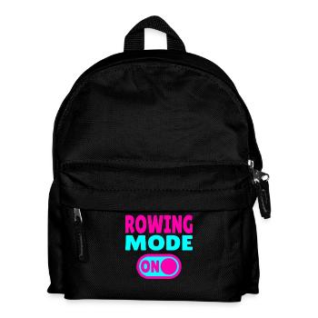 Rowing Mode ON - Kinder Rucksack - Schwarz - Vorne