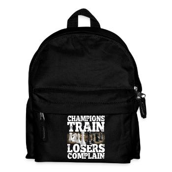 Schach - Kinder Rucksack - Schwarz - Vorne