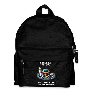 Cooldown: Paint Dries | Miniatures - Kids' Backpack - black - Front