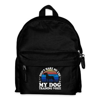 Chiens Chien Amoureux Chien Propriétaire Cadeau - Sac à dos Enfant - noir - Devant