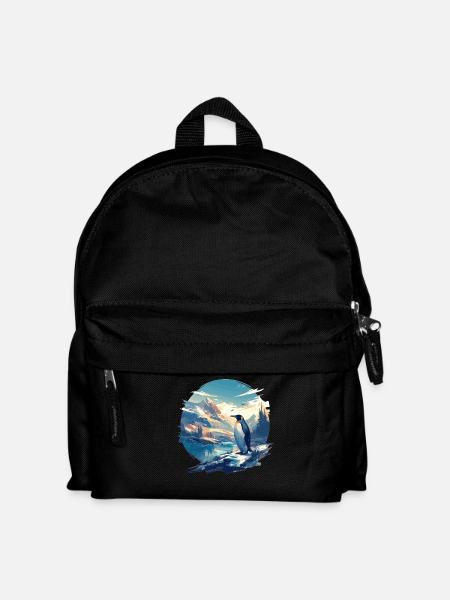 Pinguine Pinguin - Kinder Rucksack - Schwarz