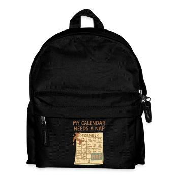 Vacances Gueule de bois Après Noël Humeur Nouvel An - Sac à dos Enfant - noir - Devant