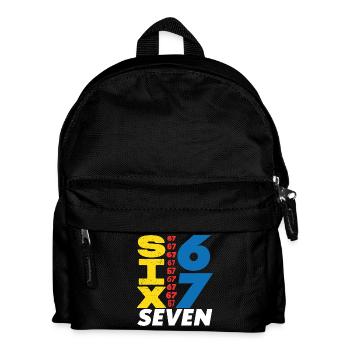 Six Sept, 67 - Sac à dos Enfant - noir - Devant