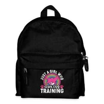 Chiens Chien Amoureux Chien Propriétaire Cadeau - Sac à dos Enfant - noir - Devant