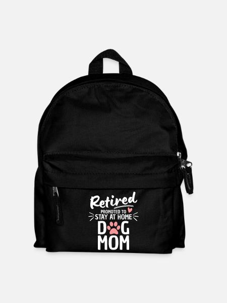 Pensionierter Hund Mama Ruhestand - Kinder Rucksack - Schwarz