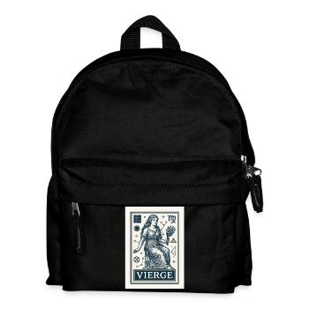 Jungfrau Sternzeichen - Astrologie - Kinder Rucksack - Schwarz - Vorne