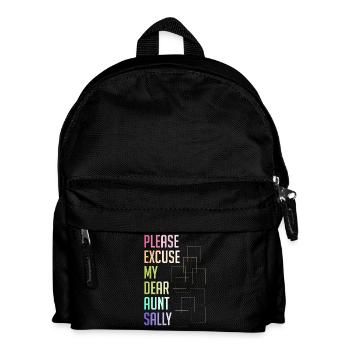 Math Math Teacher Saying Math Teacher Funny - Kids' Backpack - black - Front