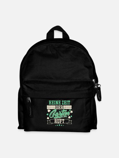 Garten Schrebergarten - Kinder Rucksack - Schwarz