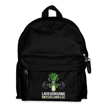 Halérophile CHARGE DE MASSE MUSCULAIRE Drôle - Sac à dos Enfant - noir - Devant