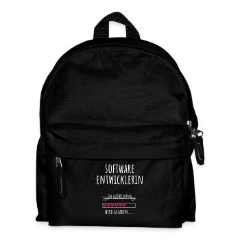 Développeur de logiciels Informatique Études Profession - Sac à dos Enfant - noir - Devant