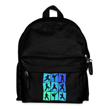 Taekwondo Karate Martial Arts Men Kids Boys - Kids' Backpack - black - Front