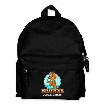 Seahorse Bronze Badge Swimming Course - Kids' Backpack - black - Front