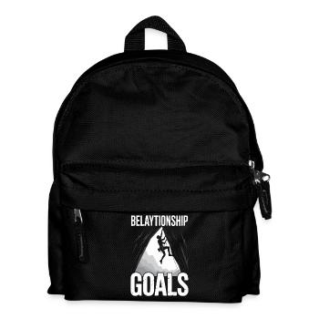 Rock Climbing Mountain Climb Carabiner Bouldering - Kids' Backpack - black - Front