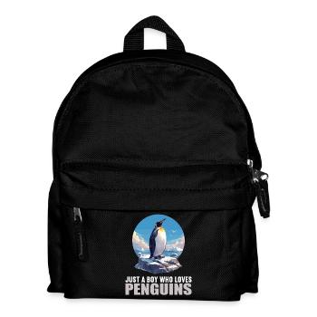 Penguins Penguin - Kids' Backpack - black - Front