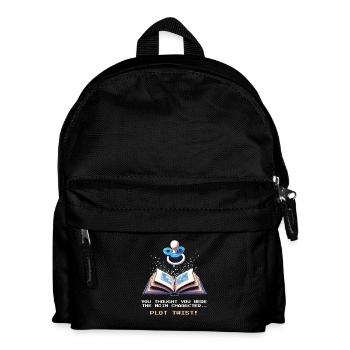 Plot Twist | Das Baby ist jetzt der Held - Kinder Rucksack - Schwarz - Vorne