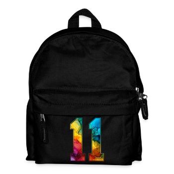 NO. 11 NUMBER 11 COLLEGE 11TH BIRTHDAY - Kids' Backpack - black - Front
