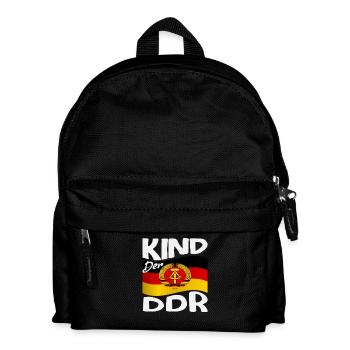 Ossi saying child of the GDR proud - Kids' Backpack - black - Front