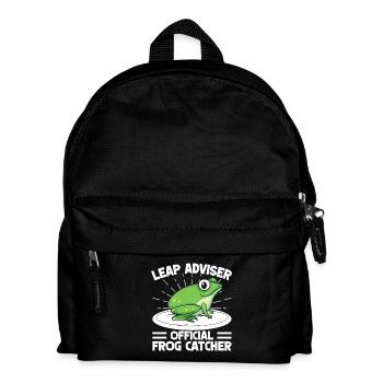 Frog Catcher Leap Adviser Frog - Kids' Backpack - black - Front