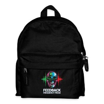 Fréquence de rétroaction Freak Musique punk rock - Sac à dos Enfant - noir - Devant