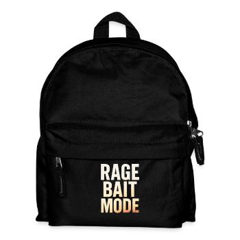 Rage Bait Mode, Funny Saying  - Kids' Backpack - black - Front