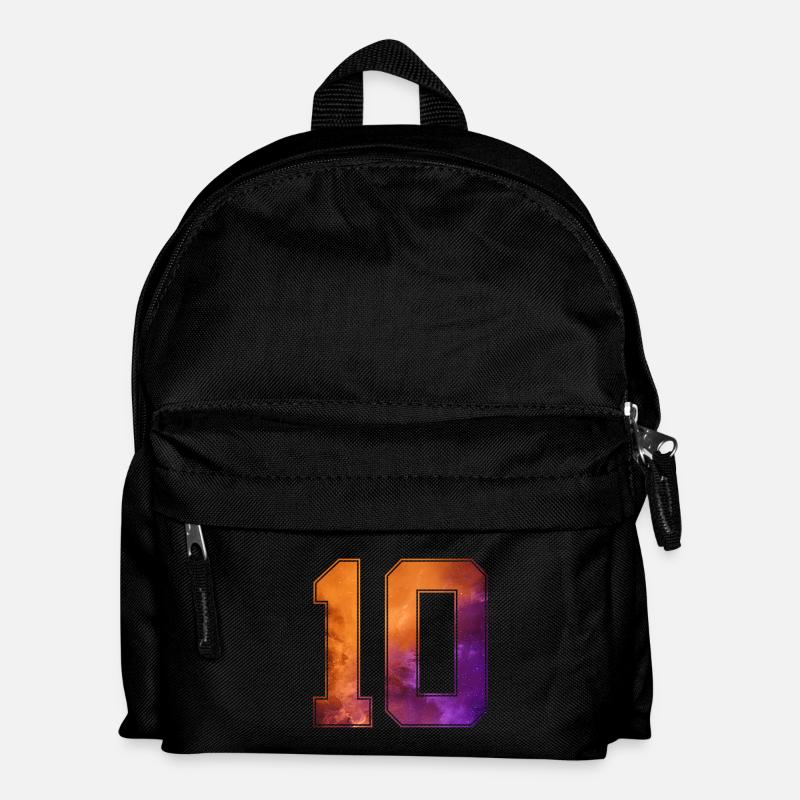 NR. 10 NUMMER 10 COLLEGE 10. GEBURTSTAG - Kinder Rucksack - Schwarz