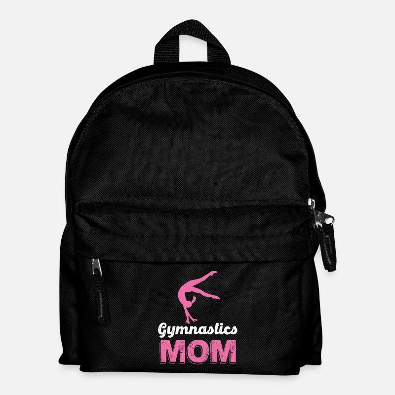 Gymnastics Mom Silhouette - Kinder Rucksack - Schwarz