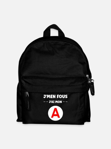 Humour permis de conduire - Sac à dos Enfant - noir