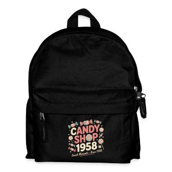 Vintage Confectionery Advertising - Kids' Backpack - black - Front