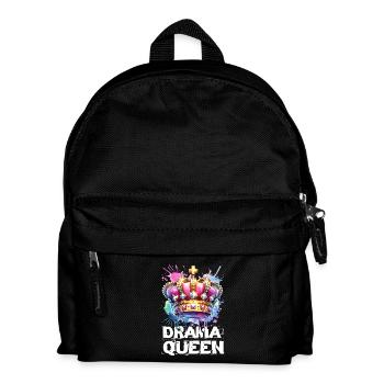 Reine de tout avec de l’attitude et du style - Sac à dos Enfant - noir - Devant