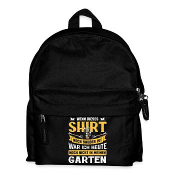 Garden Gardener Gardening Gardening Gardening Gardening - Kids' Backpack - black - Front