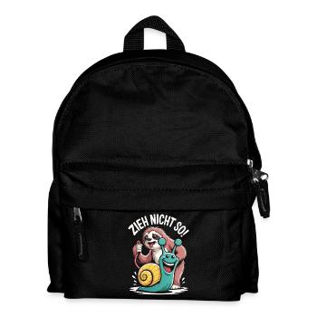 Zieh Nicht So Sloth Humor - Kinder Rucksack - Schwarz - Vorne