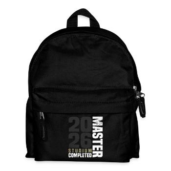 Master Abschluss 2026 - Kinder Rucksack - Schwarz - Vorne